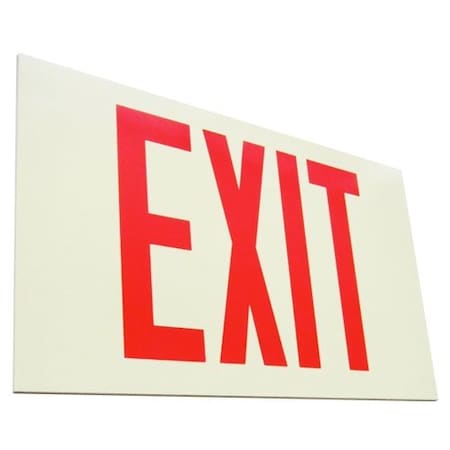 Elco Lighting Self Illuminating Exit Sign, EE81S EE81S